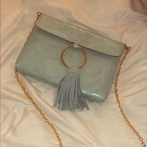 Free People light blue cross body bag